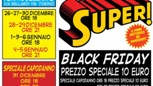 black friday teatro supereroi